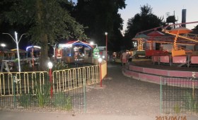 Parcul Romanescu, copii şi cocina